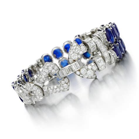 cartier bracelet diamond - cartier sapphire and diamond bracelet.